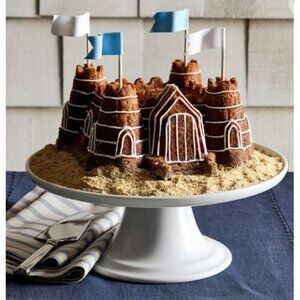 NEW Nordic Ware Princess Castle Palace Royale Cast Aluminum Non Stick Cake Pan